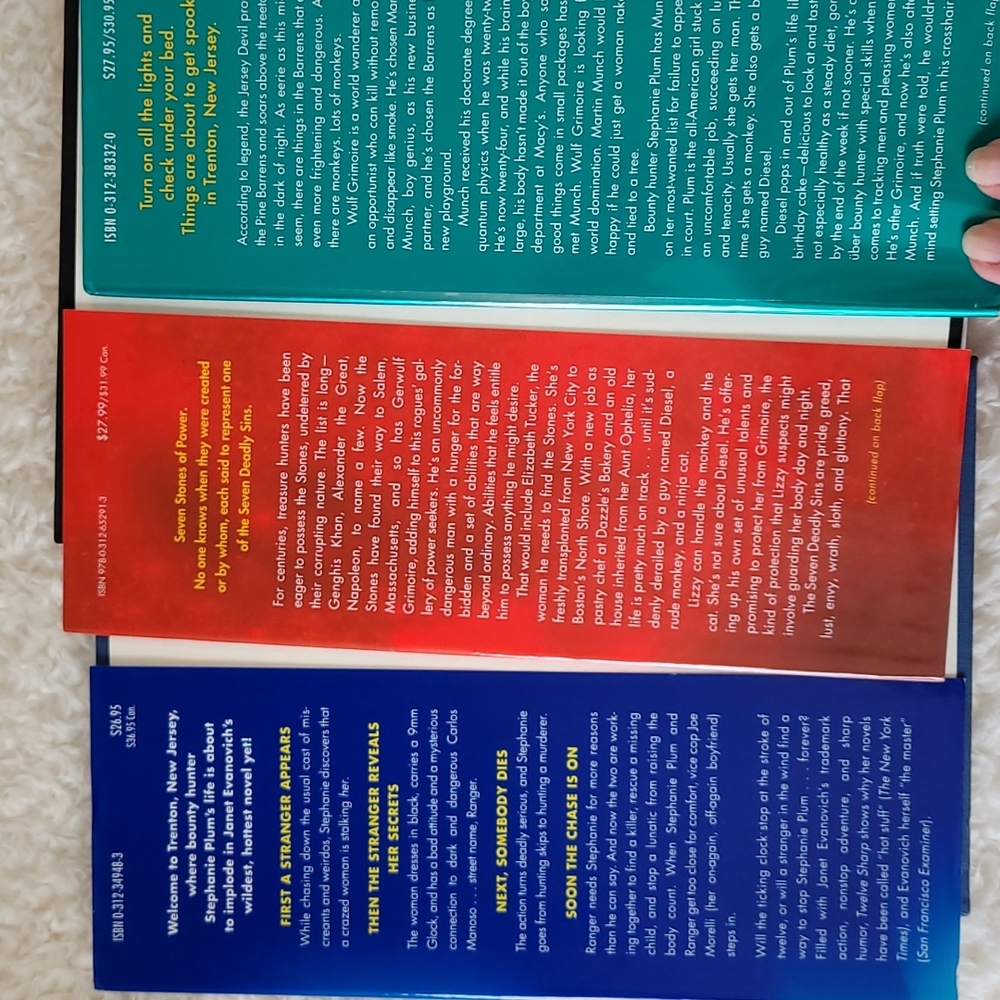 Janet Evanovich Books Stephanie Plum Wicked Appetite Twelve Sharp Set 3 Hardback - Picture 6 of 6